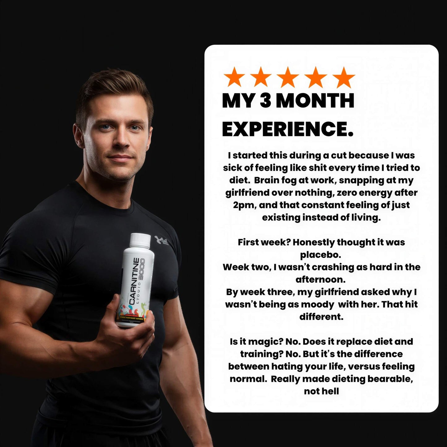 Liquid Carnitine 3000; 9 in 1 Attraction Support System Ice Cold