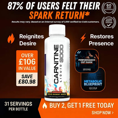 Liquid Carnitine 3000; 9 in 1 Attraction Support System Ice Cold