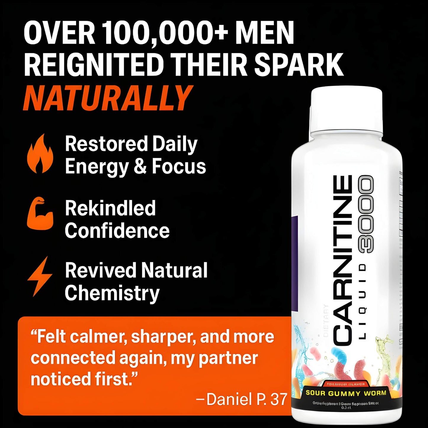 Liquid Carnitine 3000; 9 in 1 Attraction Support System Ice Cold